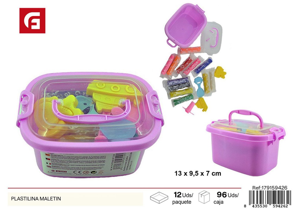 Maletín de plastilina - Herramientas y accesorios para manualidades