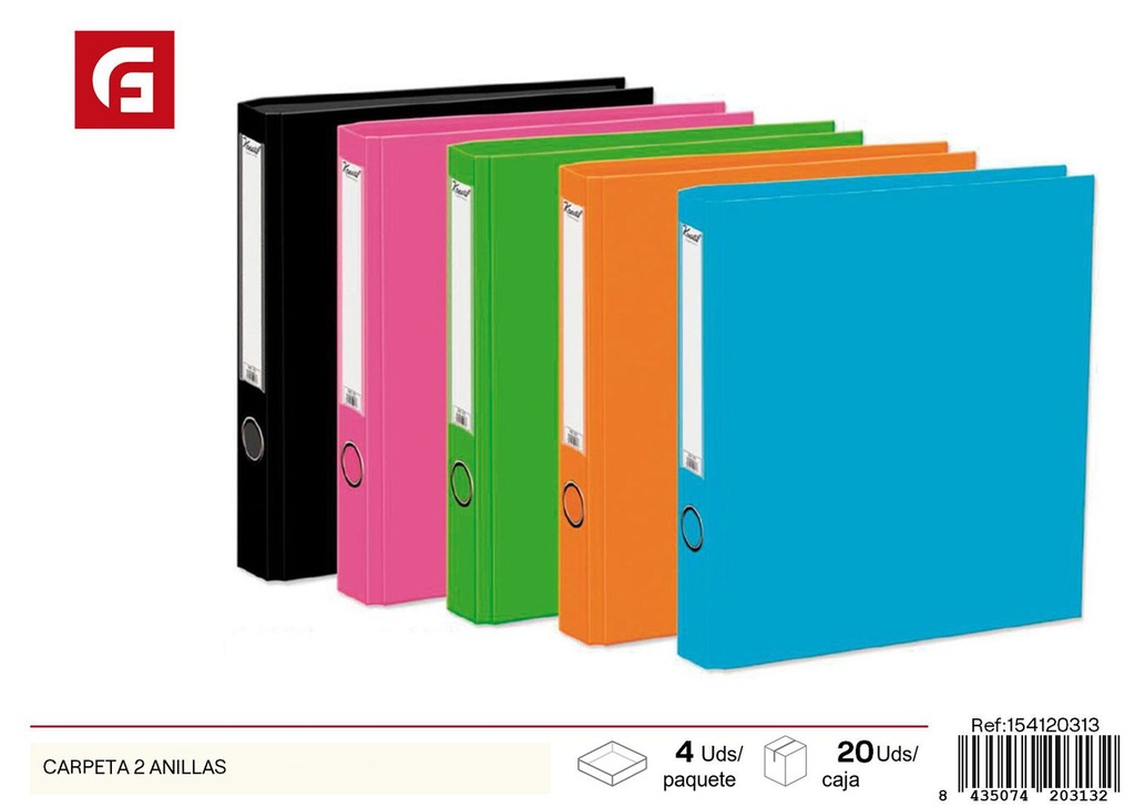 Carpeta de 2 anillas - Material de oficina y organizadores