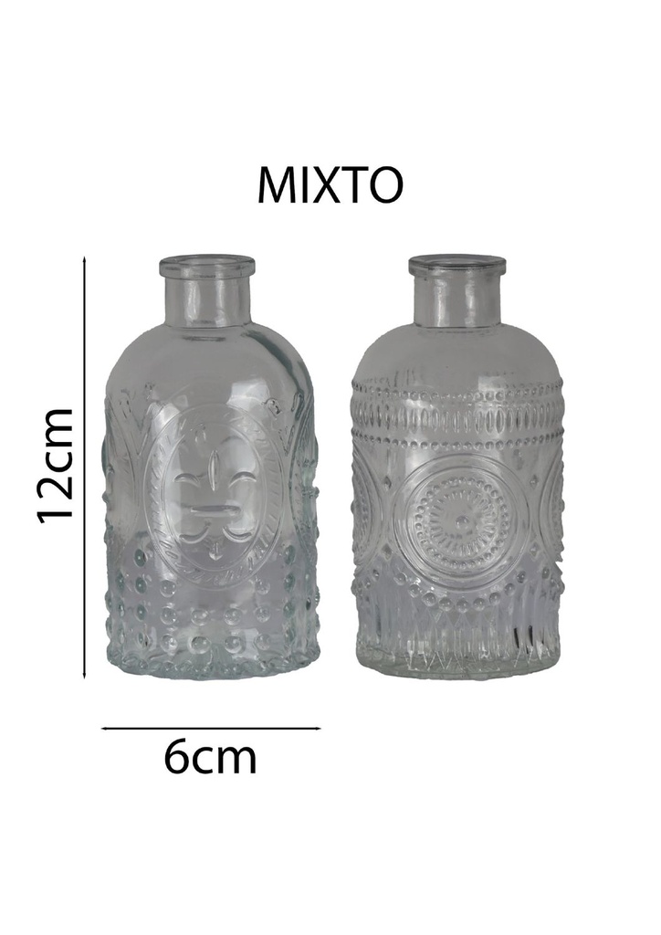 Botella grabada surtida 6D 13H - Maceteros y decoración para el hogar