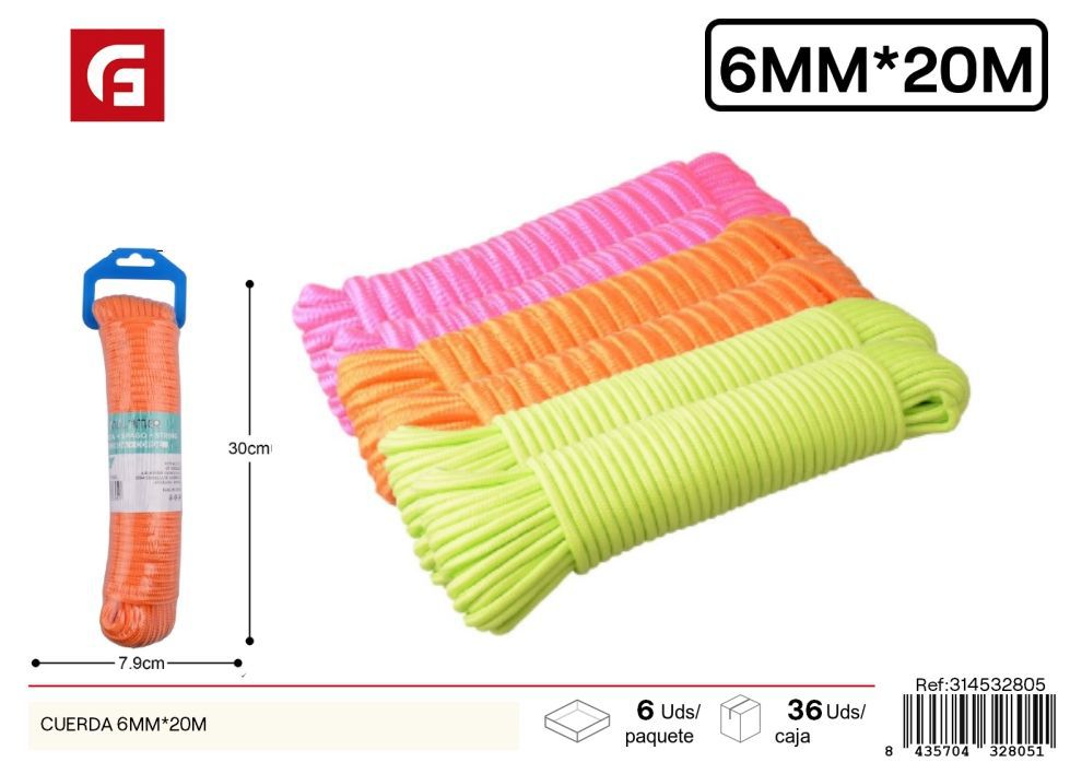 Cuerda de 6mm*20m - Ferretería y cuerdas