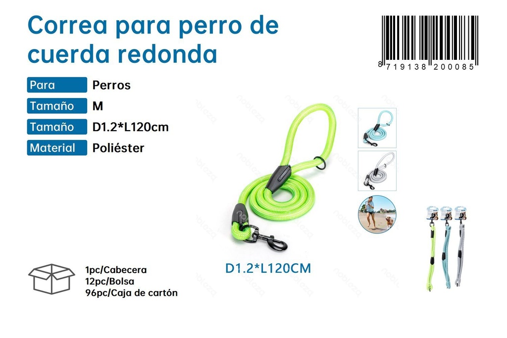 Correa para perro de cuerda redonda - Accesorios de mascotas