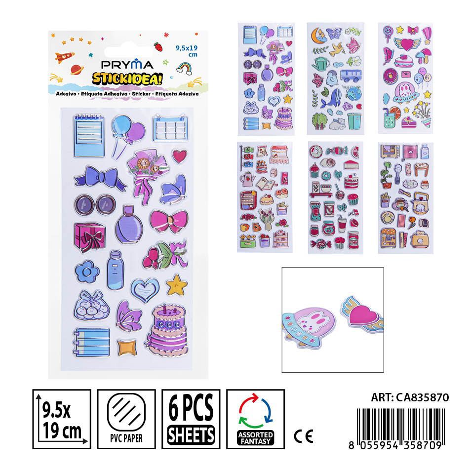 Pegatina PRYMA de 10x23 cm - Artículo de manualidades