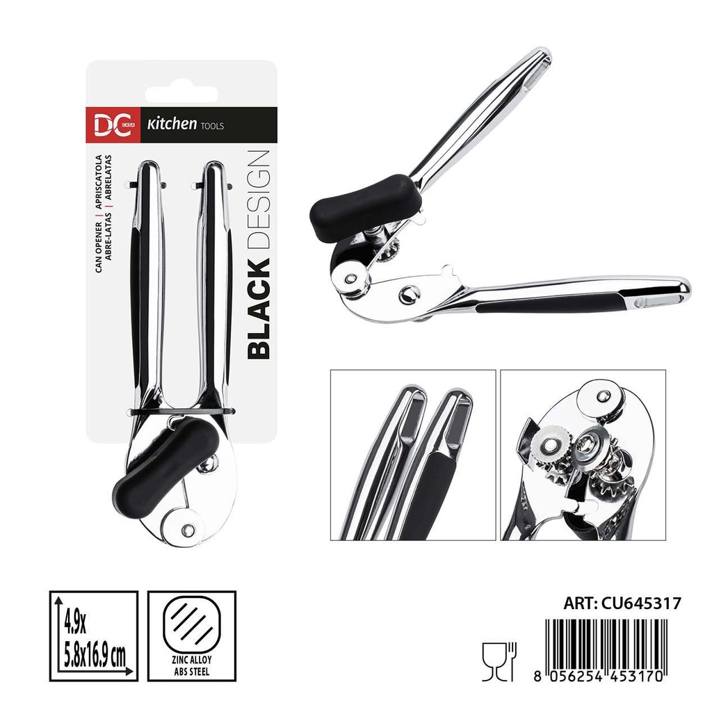 Abrelatas de zinc 4.9x5.8x16.9 cm DC CASA - Accesorios de cocina
