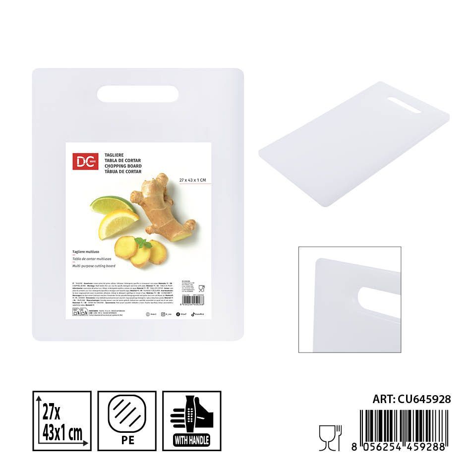 Tabla de cortar PE 27X43X1 cm - Accesorios de cocina