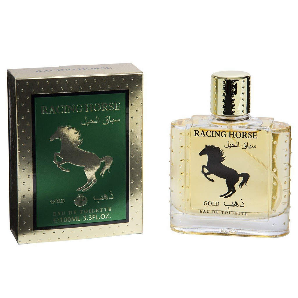 Colonia Racing Horse Gold 100ml Men R - Perfumes
