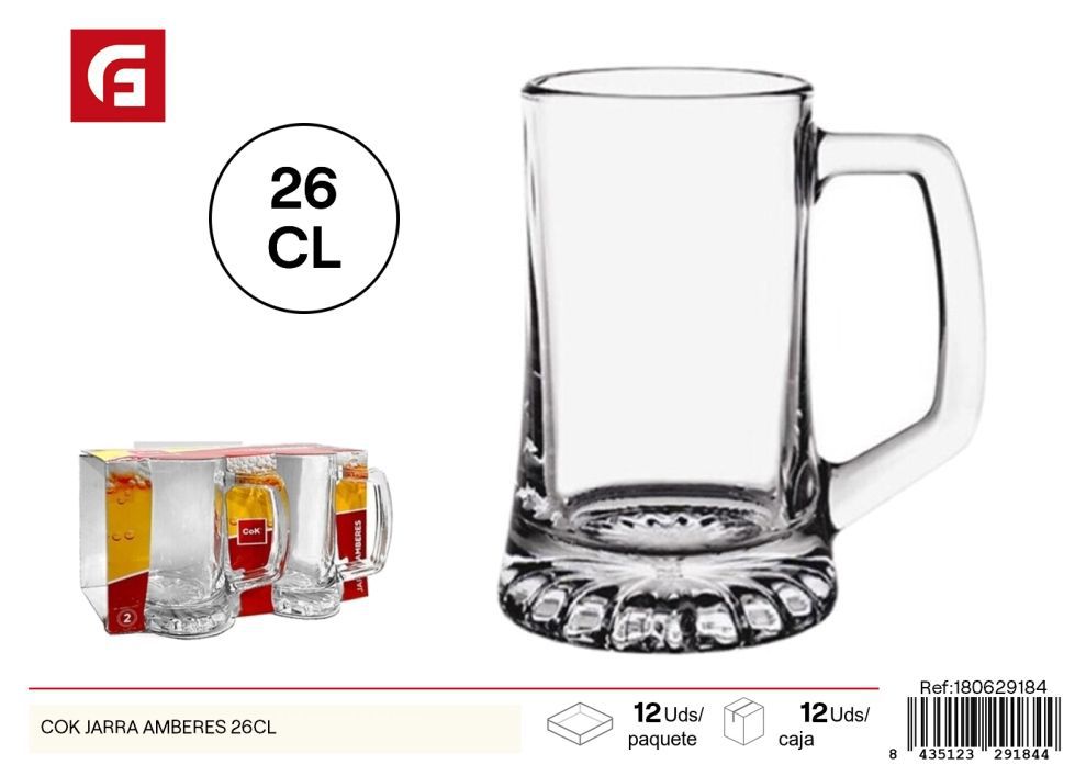 Jarra COK AMBERES de 26 cl - Jarras y recipientes para cerveza