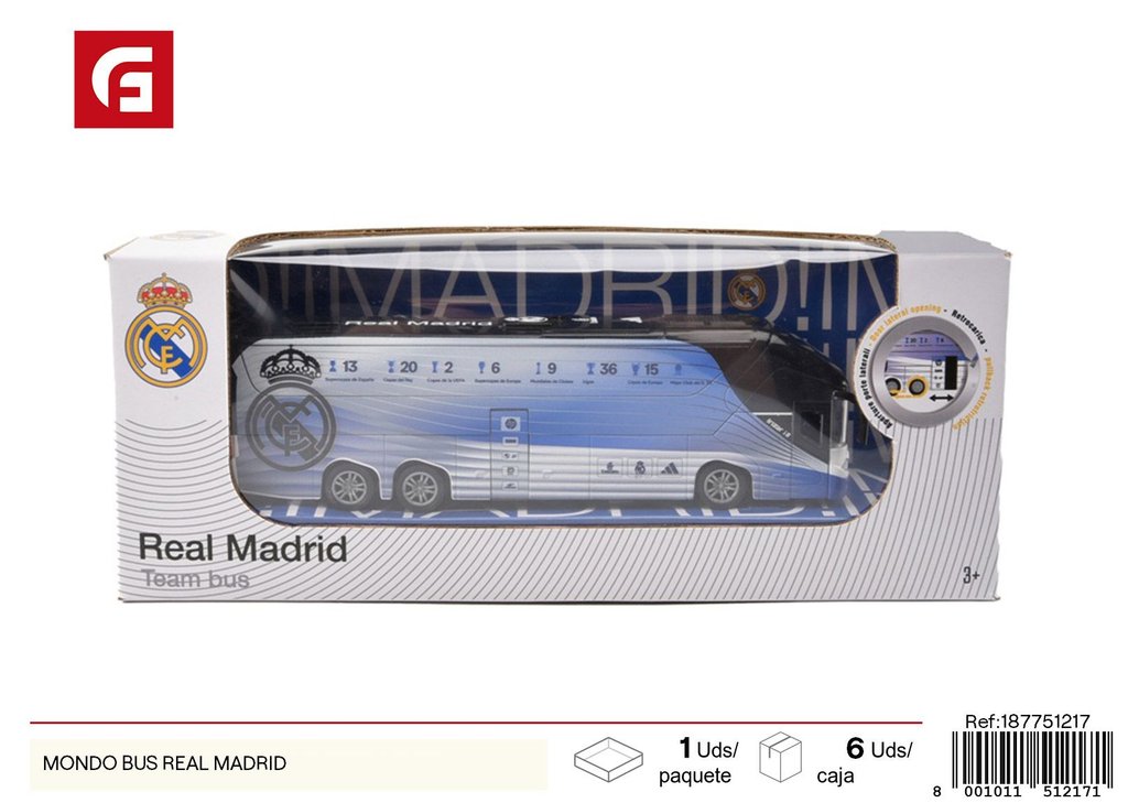 Bus Real Madrid modelo - Juguetes de vehículos de colección