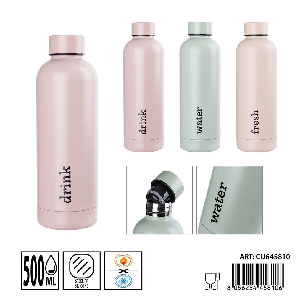 Botella térmica de acero de 500 ml - Accesorios de cocina y termos