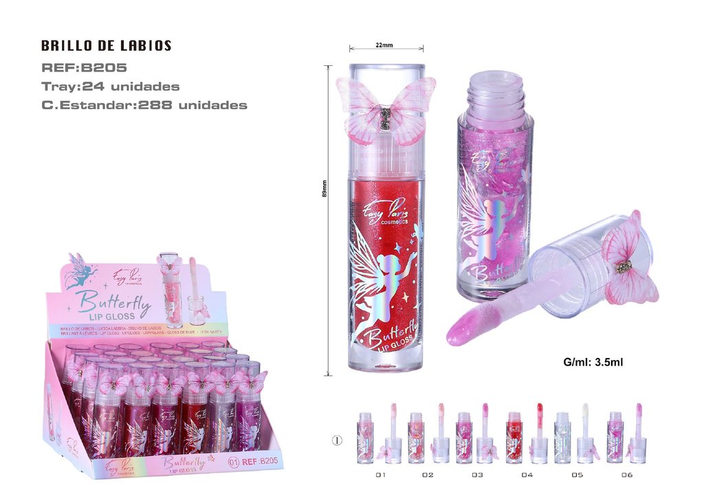 Lápiz labial hidratante 24/c - Gloss labial