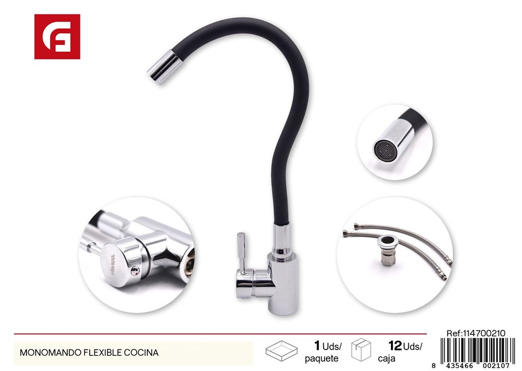 Grifo de cocina monomando flexible - Accesorios de ferretería para baño