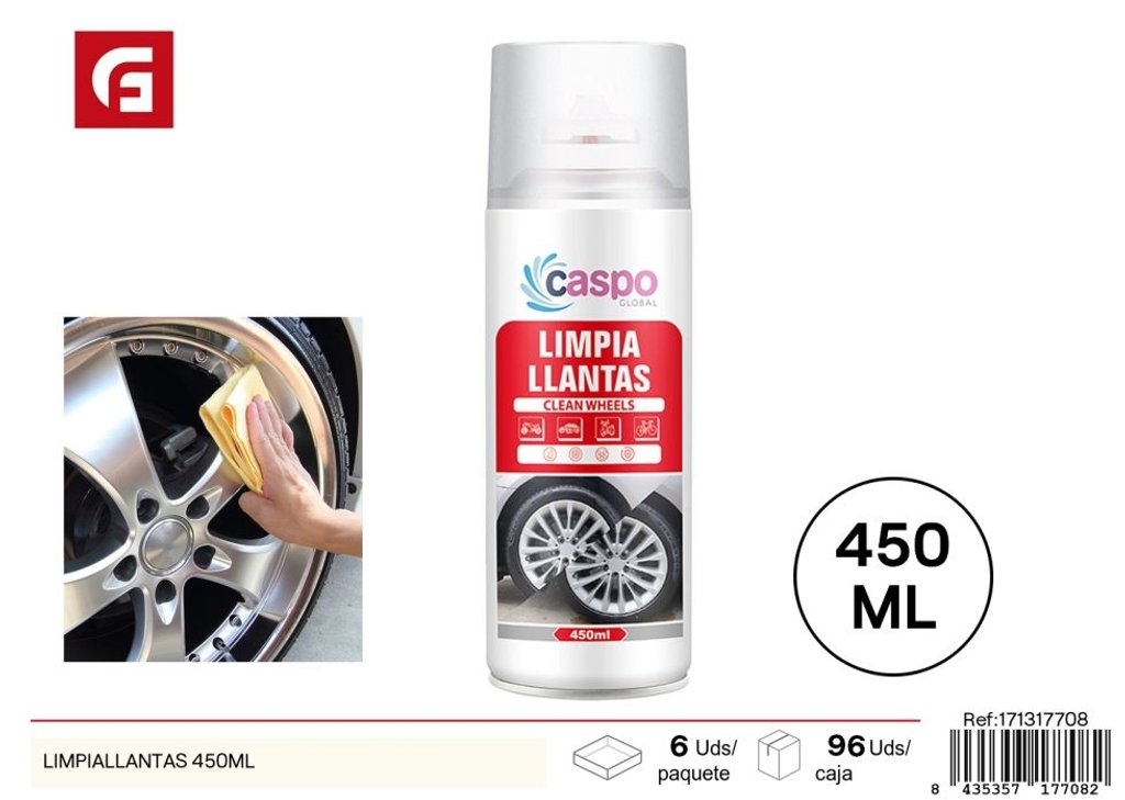 Limpiador de ruedas 450 ml - Accesorios para automóviles