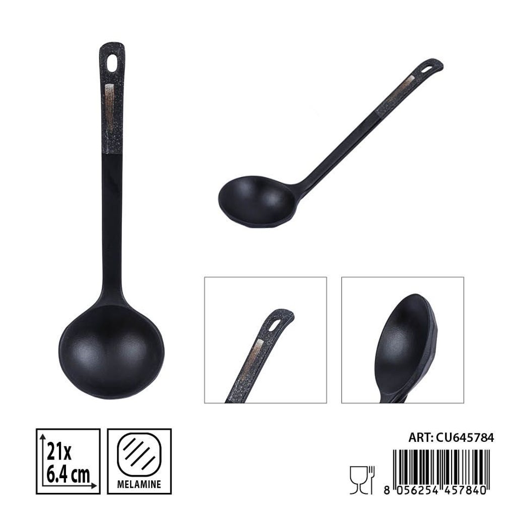 Cuchara de melamina forma de tortuga 8 pulgadas 21x6.4 cm - Utensilios de cocina y cucharas