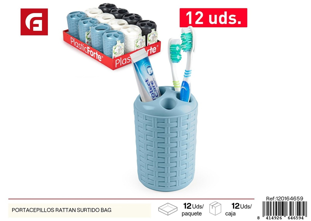 Portacepilllos ratán surtido bag - Accesorios de cocina y organización de cepillos