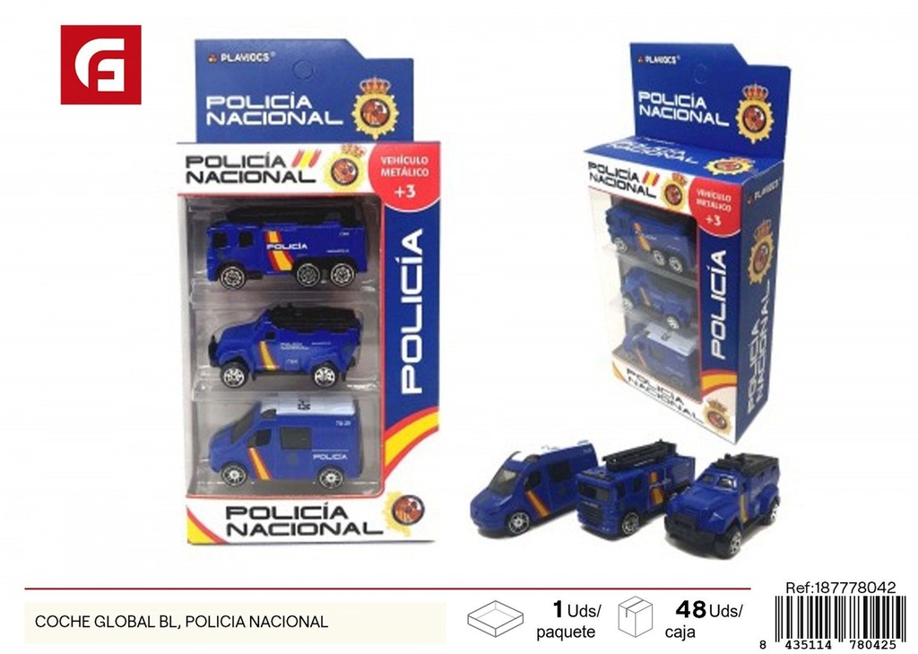 Coche de juguete global BL, Policía Nacional - Juguetes y vehículos