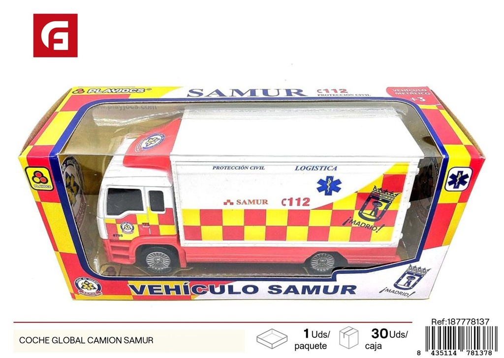 Coche de juguete global ambulancia SAMUR - Juguetes y vehículos