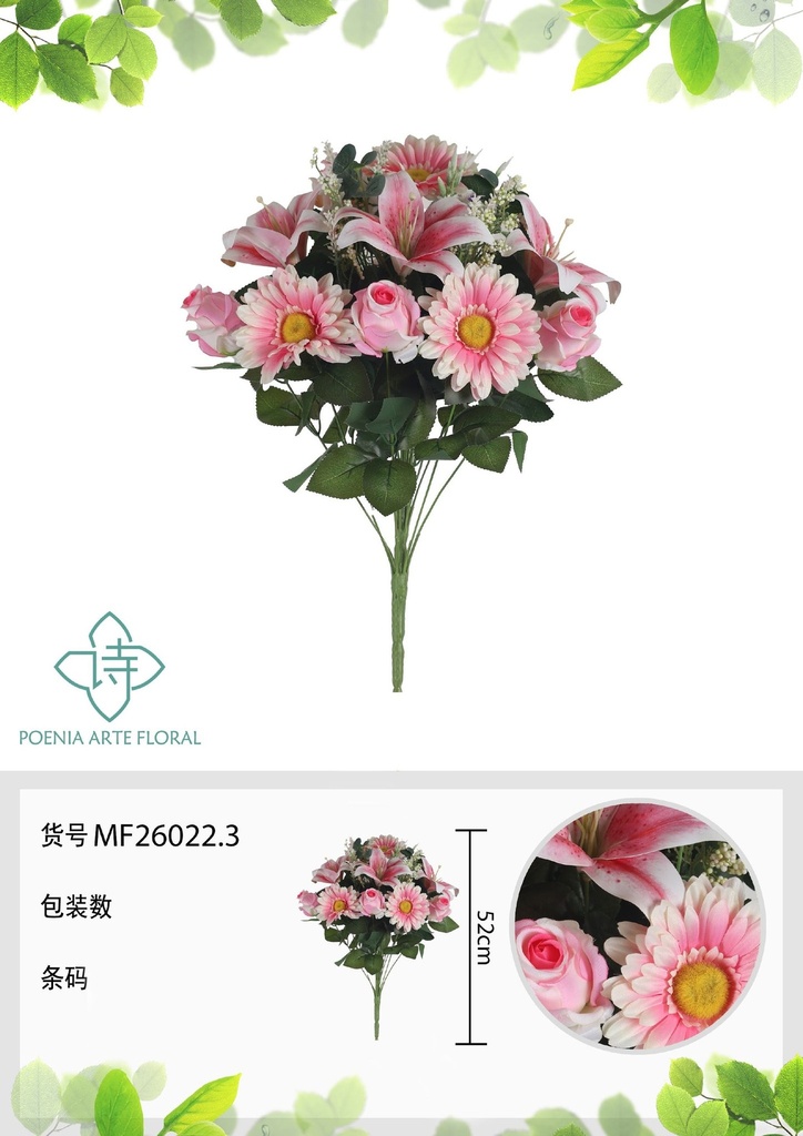 Ramo de flores artificiales MF26022.3 (8435588807529)