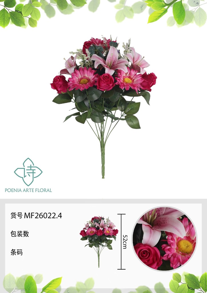 Ramo de flores artificiales MF26022.4 (8435588807536)