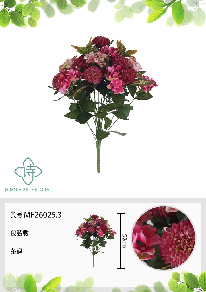 Ramo de flores artificiales MF26025.3 (8435588807635)