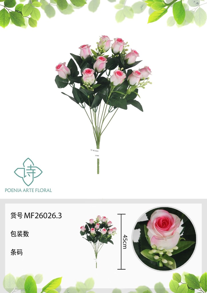 Ramo de flores artificiales MF26026.3 (8435588807666)