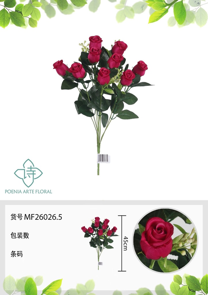Ramo de flores artificiales MF26026.5 (8435588807680)