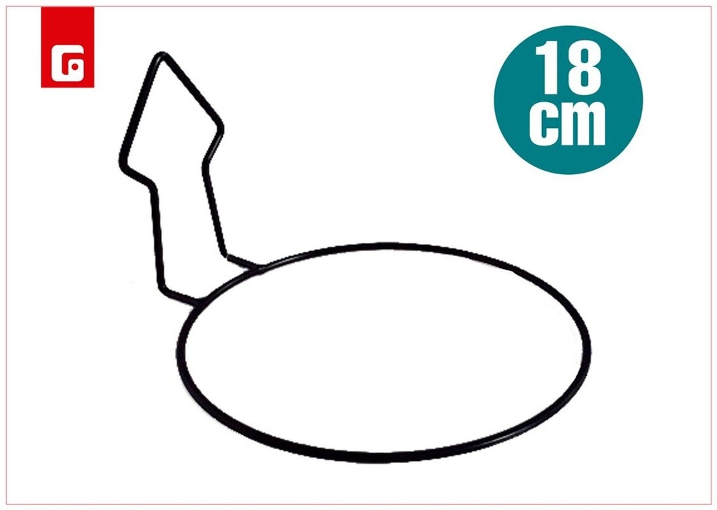 Soporte de maceta pared 18 cm - Accesorios de jardín y soporte para plantas