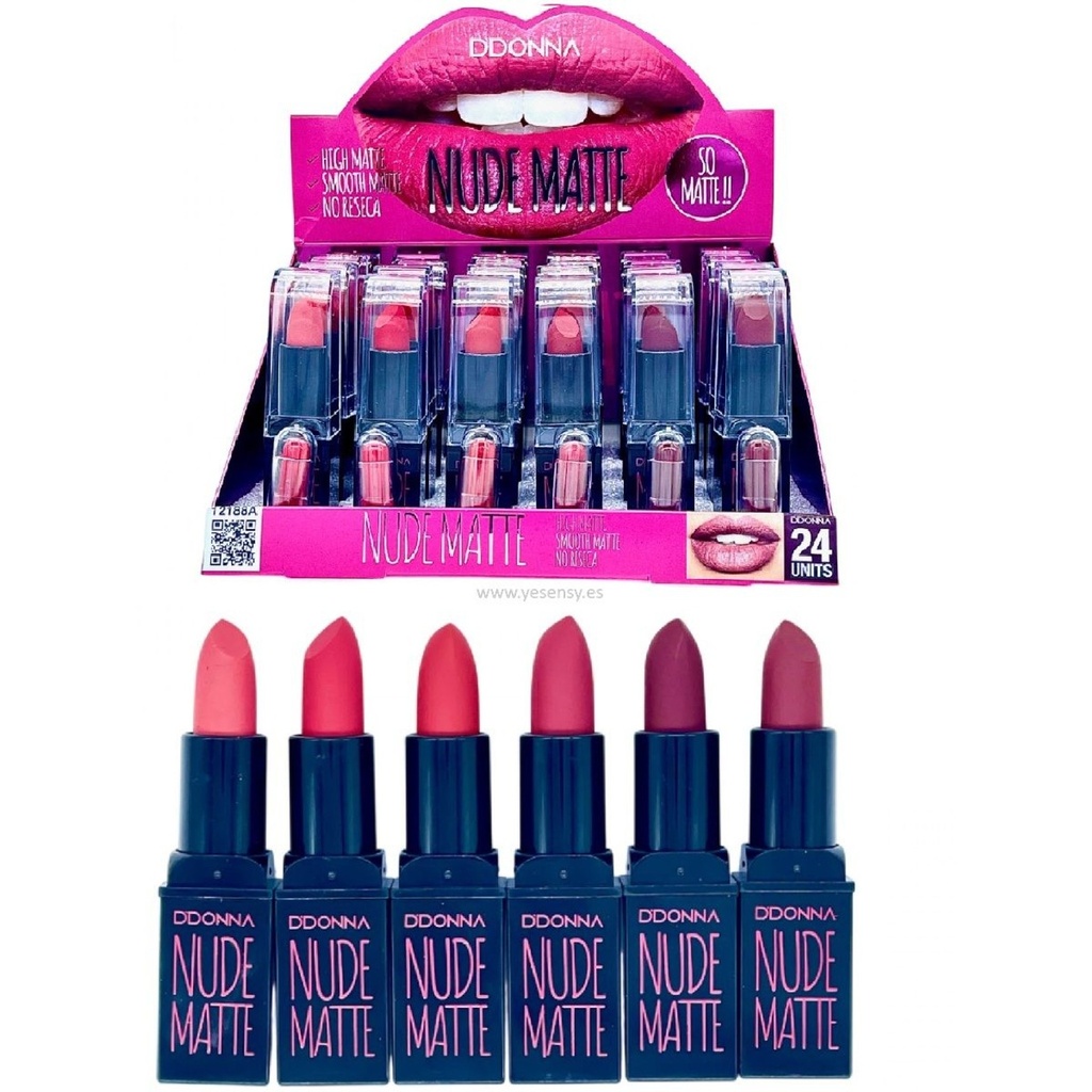 Lápiz labial nude mate 24/u - Cosméticos y maquillaje