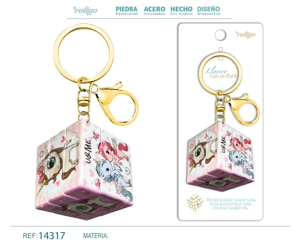 Llavero cubo - Accesorios personales y de regalo