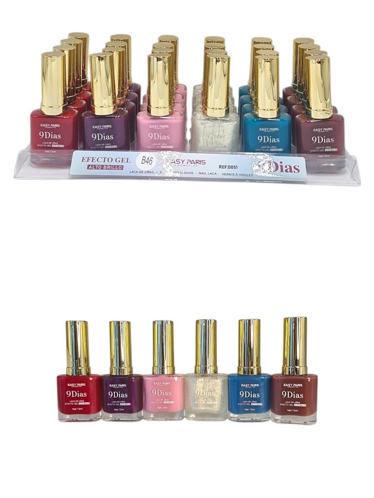 Laca de uñas 9 días (estuche de 24) - Cosméticos de uñas