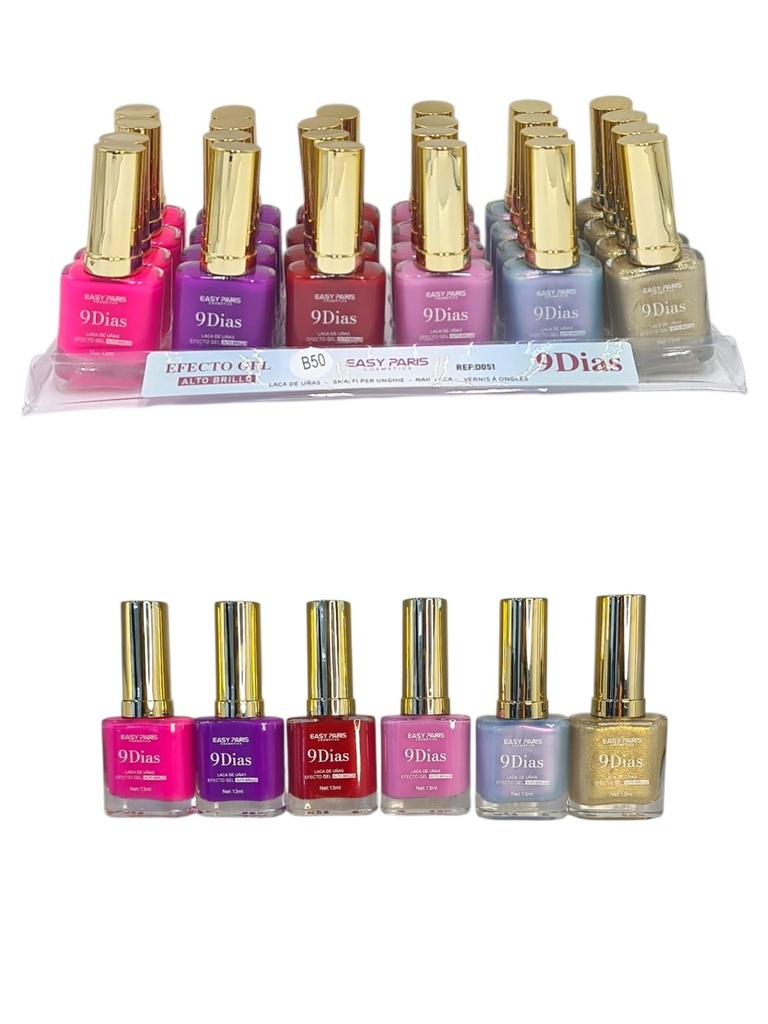 Laca de uñas 9 días (estuche de 24) - Cosméticos de uñas