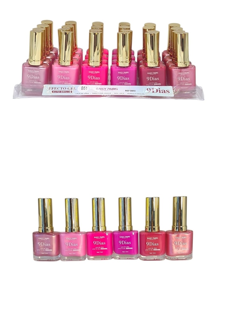 Laca de uñas 9 días (estuche de 24) - Cosméticos de uñas