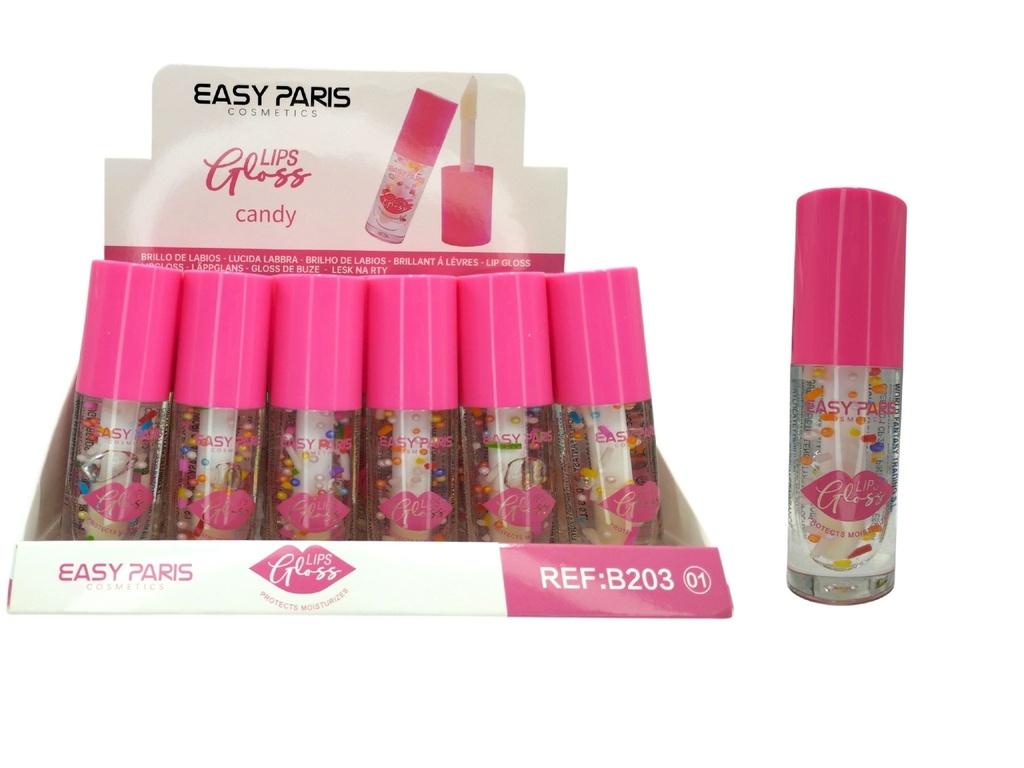 Brillo de labios Candy (estuche de 24) - Cosméticos de labios