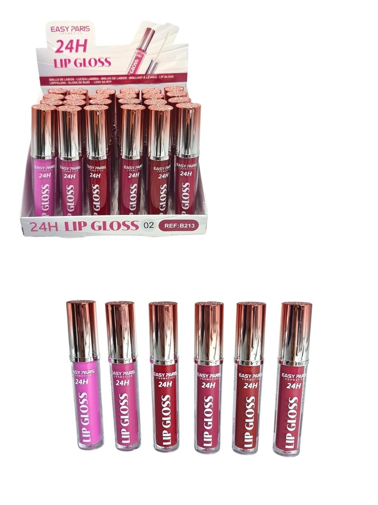 Baño de labios fijo (estuche de 24) - Cosméticos de labios