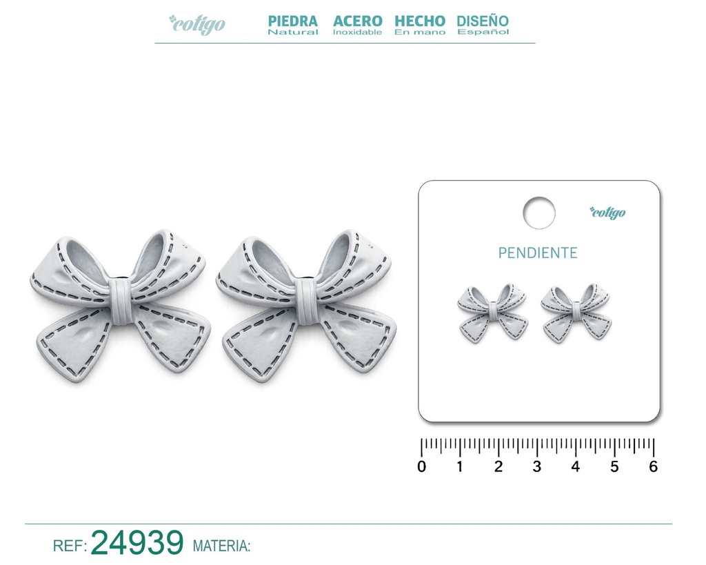 Pendiente de flor - Joyería y accesorios