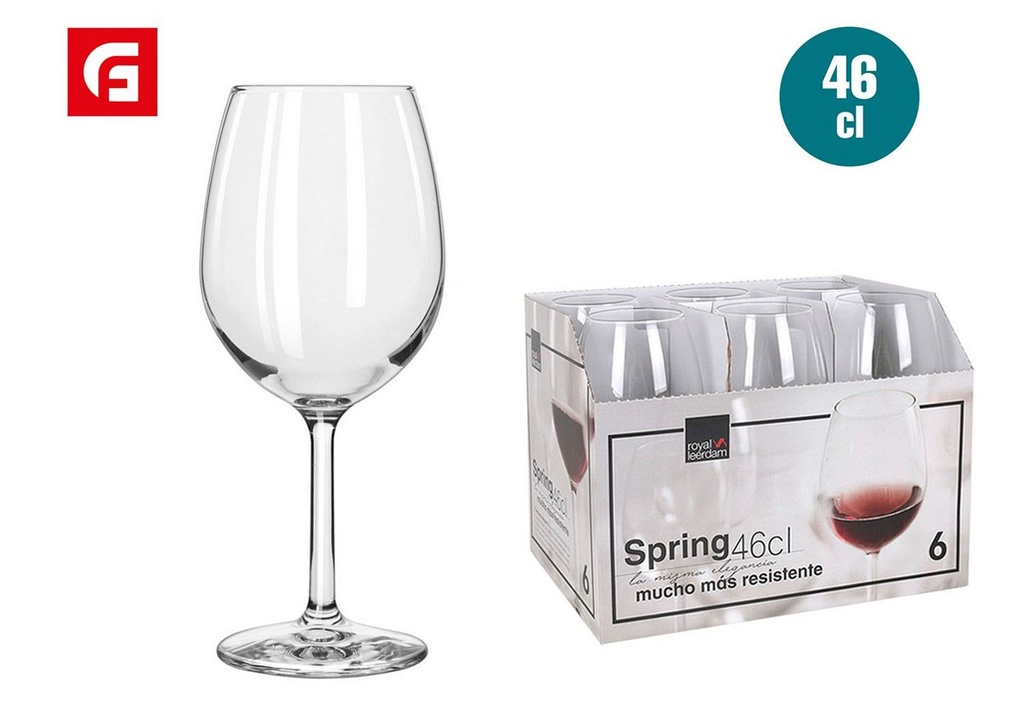 Copa de vino 46 cl - Copas de cristal para servir bebidas