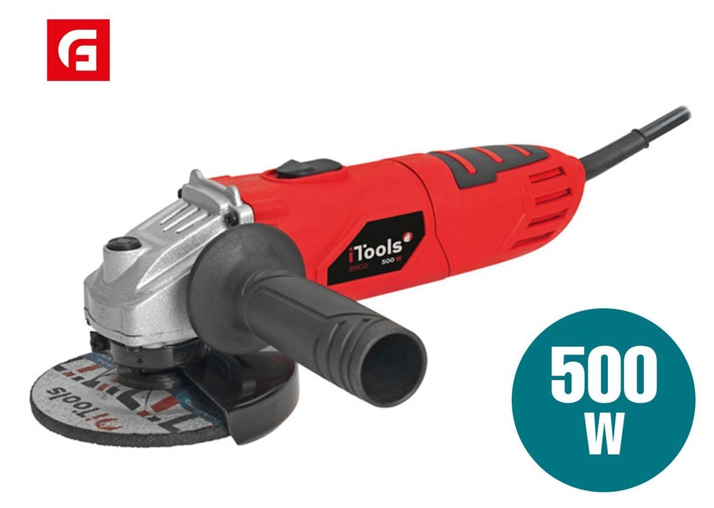 Amoladora ITOOLS 115MM 500W - Herramientas Eléctricas