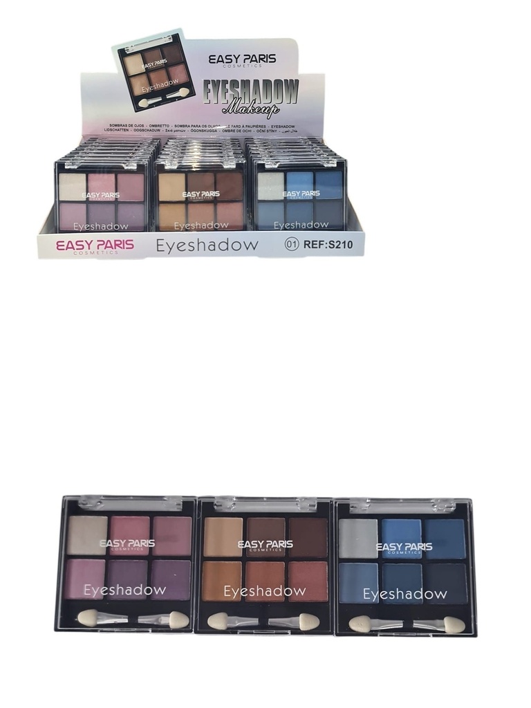 Sombra de ojos 24 unidades - Cosméticos y maquillaje de ojos