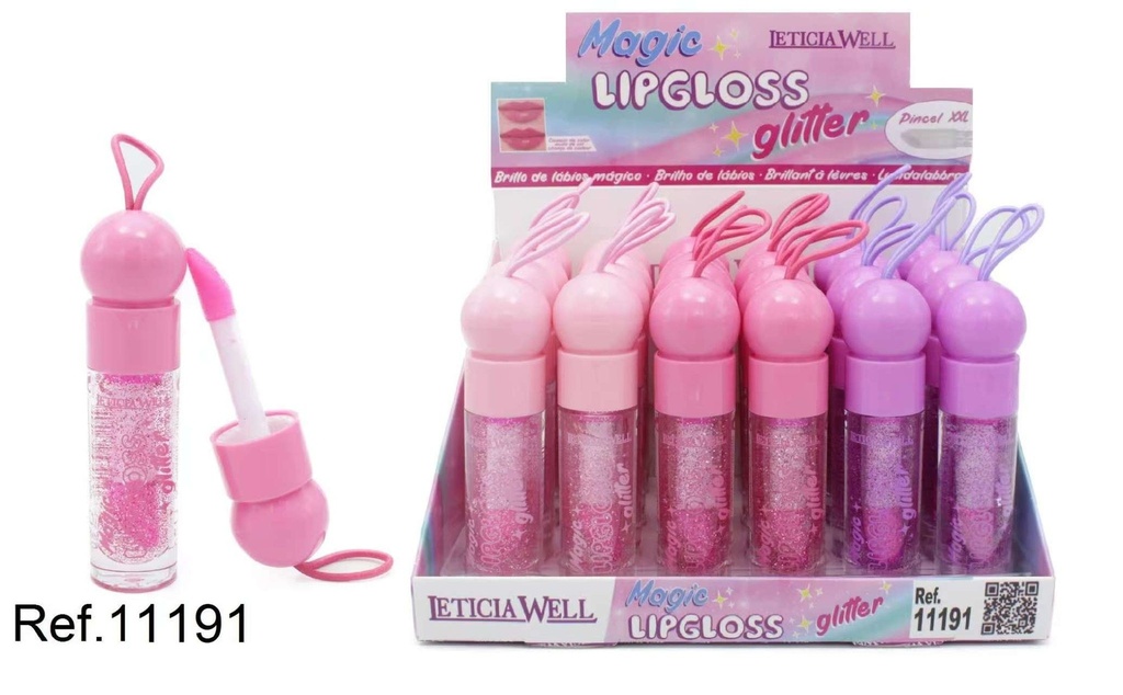 Lip gloss mágico (24 unidades) - Brillo labial