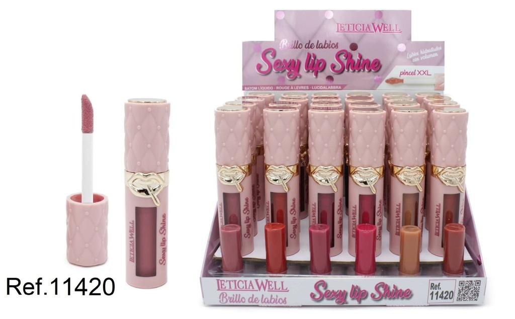Sexy lip shine (24 unidades) - Brillo labial seductor