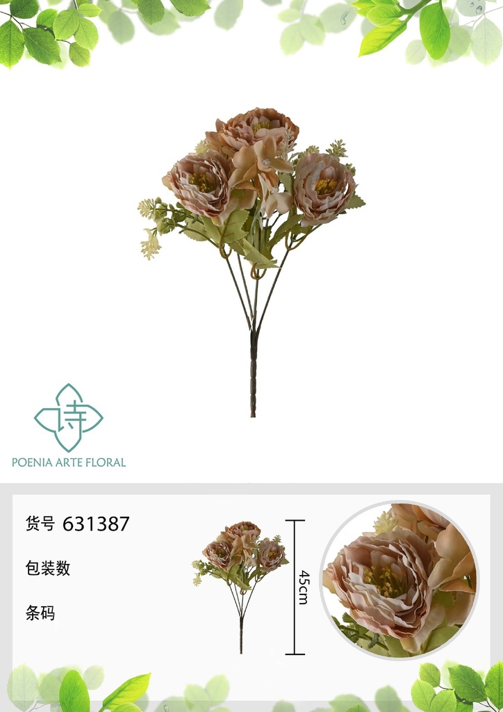 Ramo decorativo de otoño - Flores artificiales