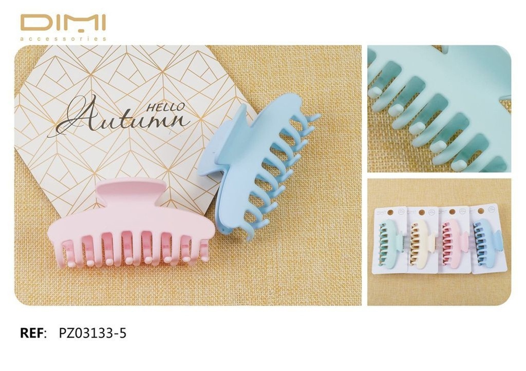 Pinza de pelo 9 cm 12/u PZ03113-5 - Accesorios de peinado