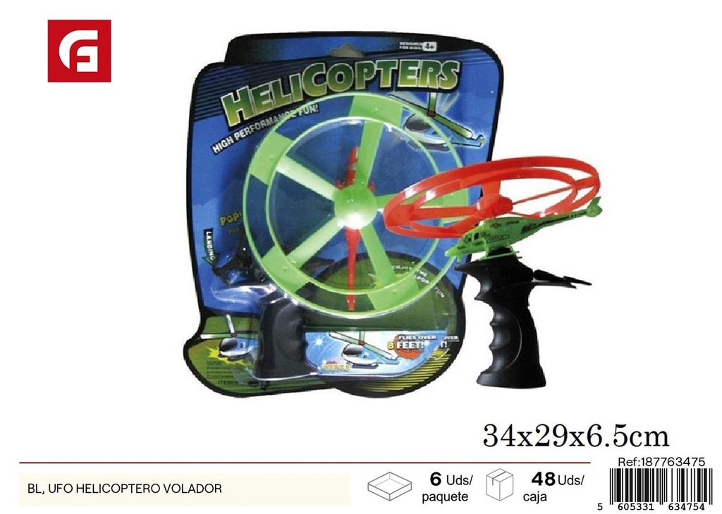 Helicóptero volador UFO - Juguetes de equilibrio