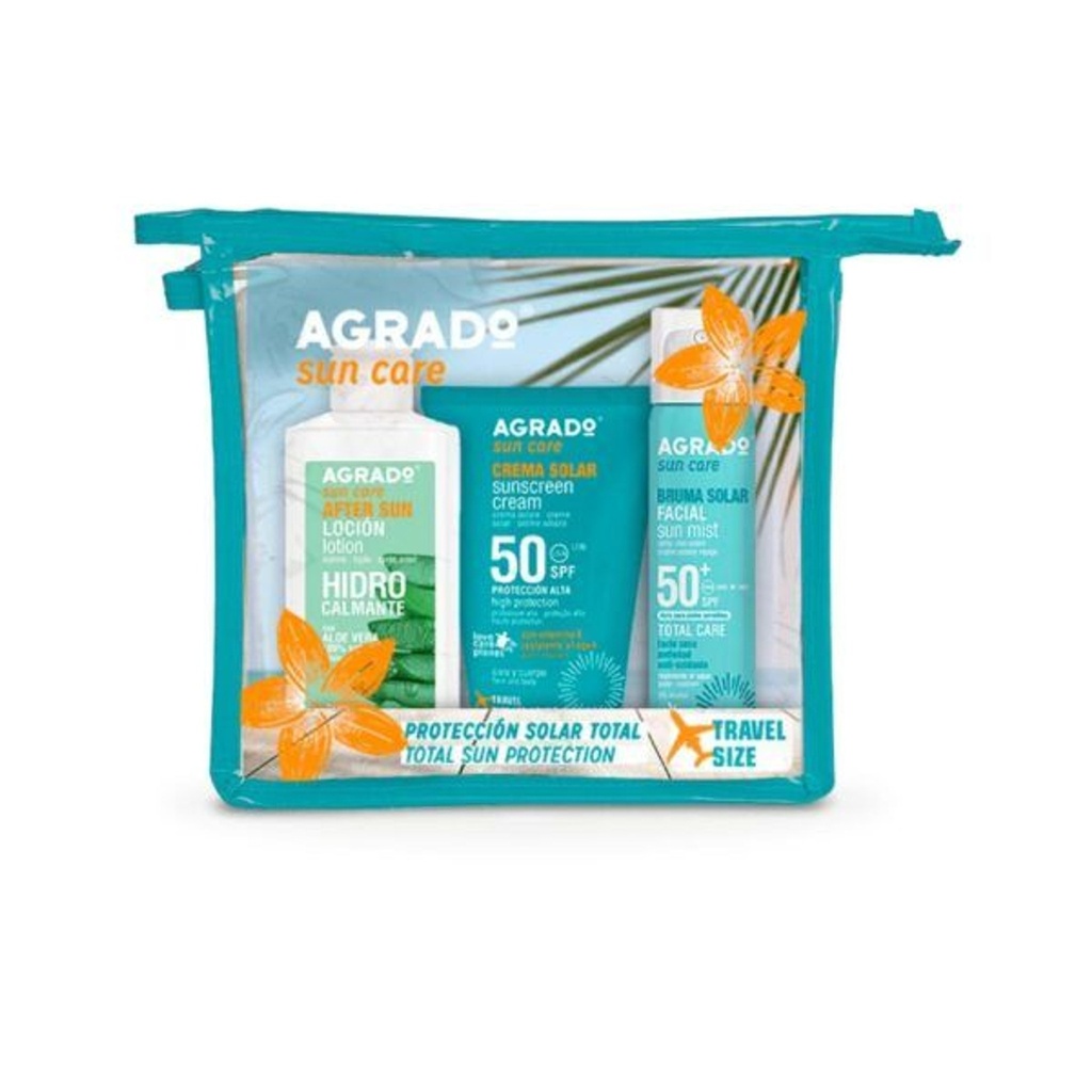 Set de protector solar 3 piezas con neceser - Cremas y aceites para el cuidado de la piel