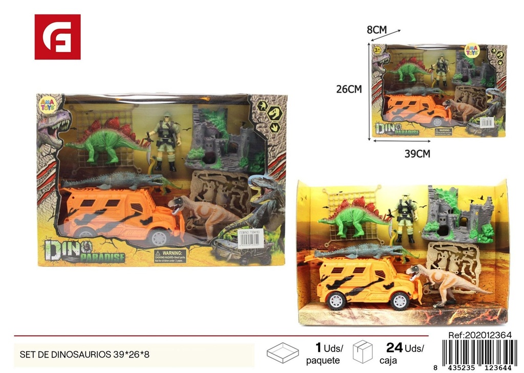 Set de dinosaurios 39*26*8 cm - Juguetes y figuras de dinosaurios