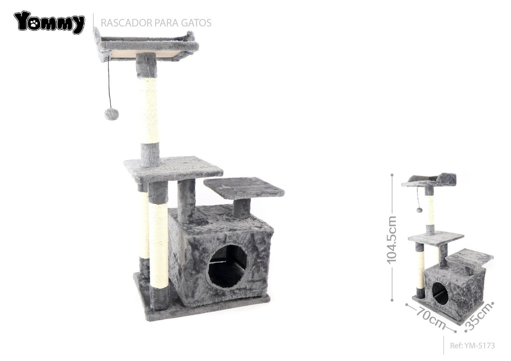 Rascador para gatos nuevo 35x70x104.5 cm - Mobiliario para gatos