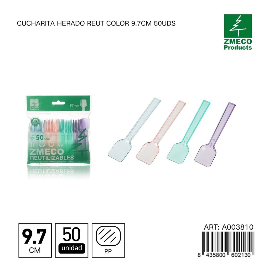 Cucharita de helado Reut color 9.7 cm - Utensilios de cocina y menaje