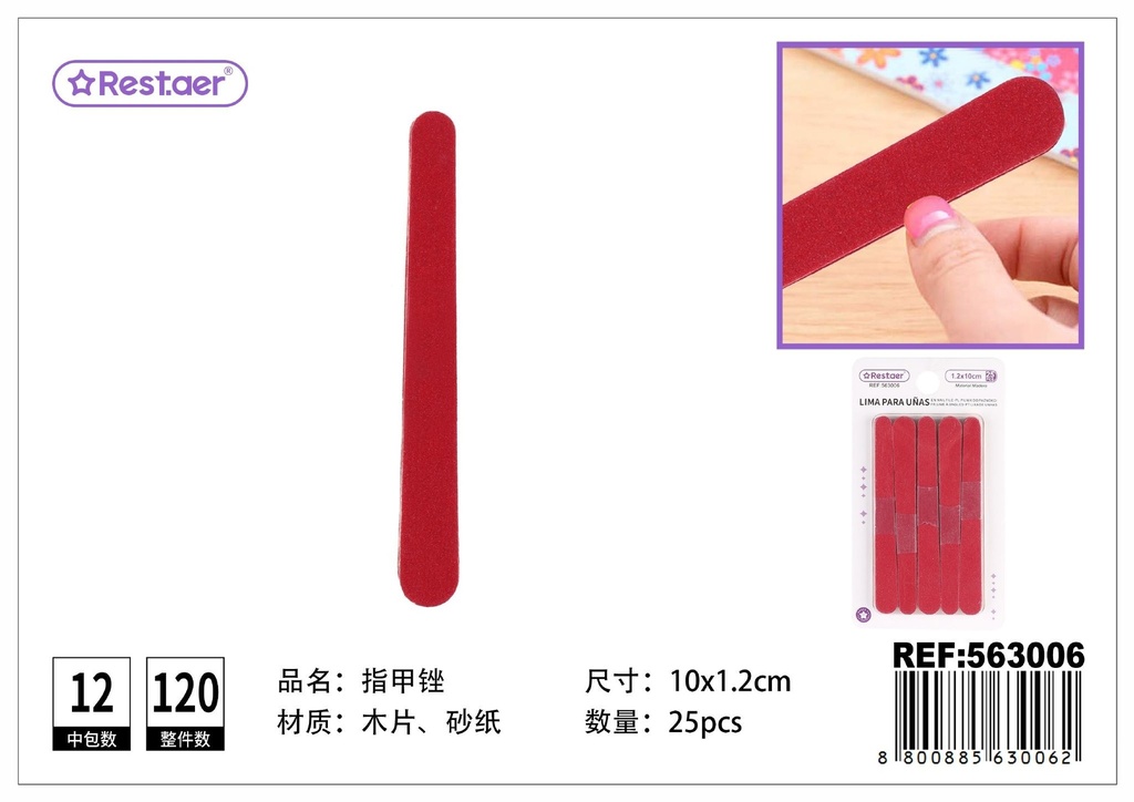 Accesorios de manicura 25pcs - Herramientas para cuidado personal