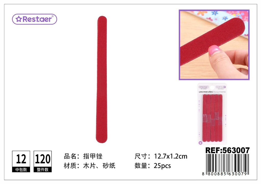 Accesorios de manicura 25pcs - Herramientas para cuidado personal