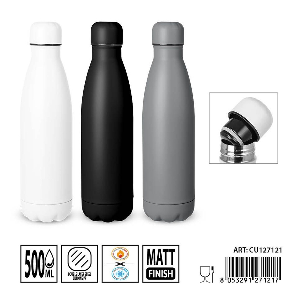 Botella térmica DC Casa 500 ml 7.1x26.5 cm - Accesorios para bebidas y termos