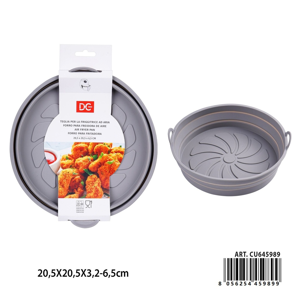 Freidora de silicona 20.5x20.5x6.5cm - Utensilios de cocina y accesorios