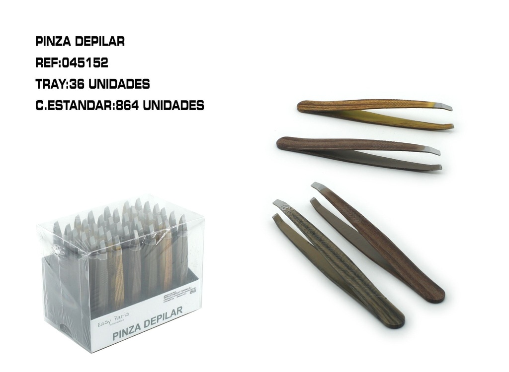 Pinza depilar 36 unidades - Herramientas de depilación
